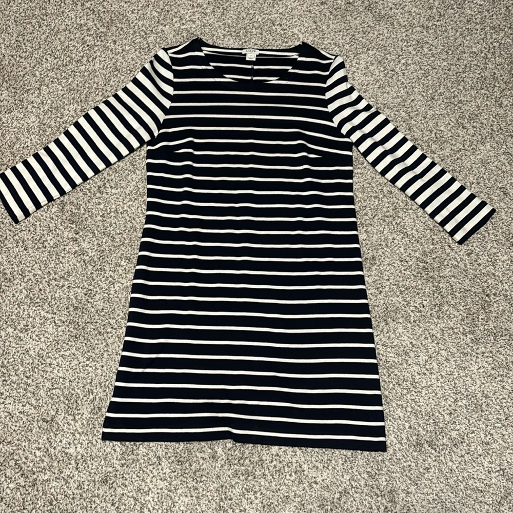 EUC JCrew size small Striped Dress
